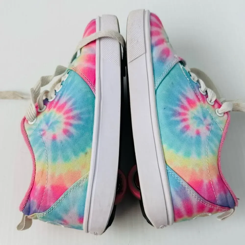 Heelys Kids Tie-Dye Pink Blue Sneakers